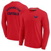 Washington Capitals Fanatics Unisex Elements Super Soft Long Sleeve T-Shirt Discount