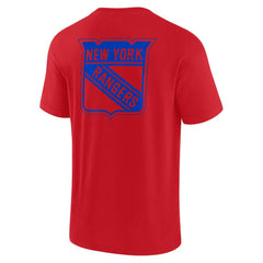 New York Rangers Fanatics Unisex Elements Super Soft Short Sleeve T-Shirt Outlet
