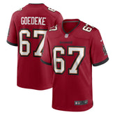 Tampa Bay Buccaneers Nike Luke Goedeke Game Player Jersey