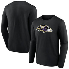 Baltimore Ravens Primary Team Logo Long Sleeve T-Shirt