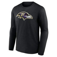 Baltimore Ravens Primary Team Logo Long Sleeve T-Shirt