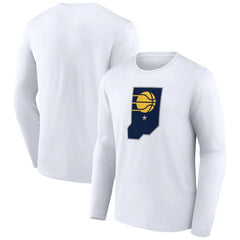 Indiana Pacers Alternate Logo Long Sleeve T-Shirt New
