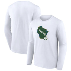Milwaukee Bucks Alternate Logo Long Sleeve T-Shirt For Sale
