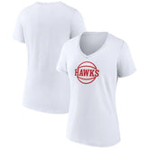 Atlanta Hawks Women's Alternate Logo V-Neck T-Shirt On Sale