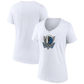 Dallas Mavericks Women's Alternate Logo V-Neck T-Shirt sale On Sale