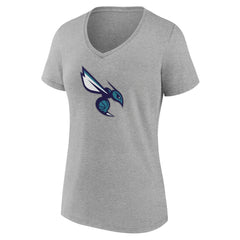 Charlotte Hornets Women's Alternate Logo V-Neck T-Shirt Discount