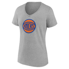New York Knicks Women's Alternate Logo V-Neck T-Shirt Discount