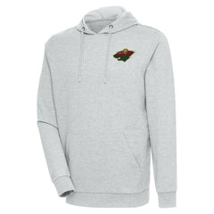 Minnesota Wild Antigua Action Chenille Pullover Hoodie Outlet