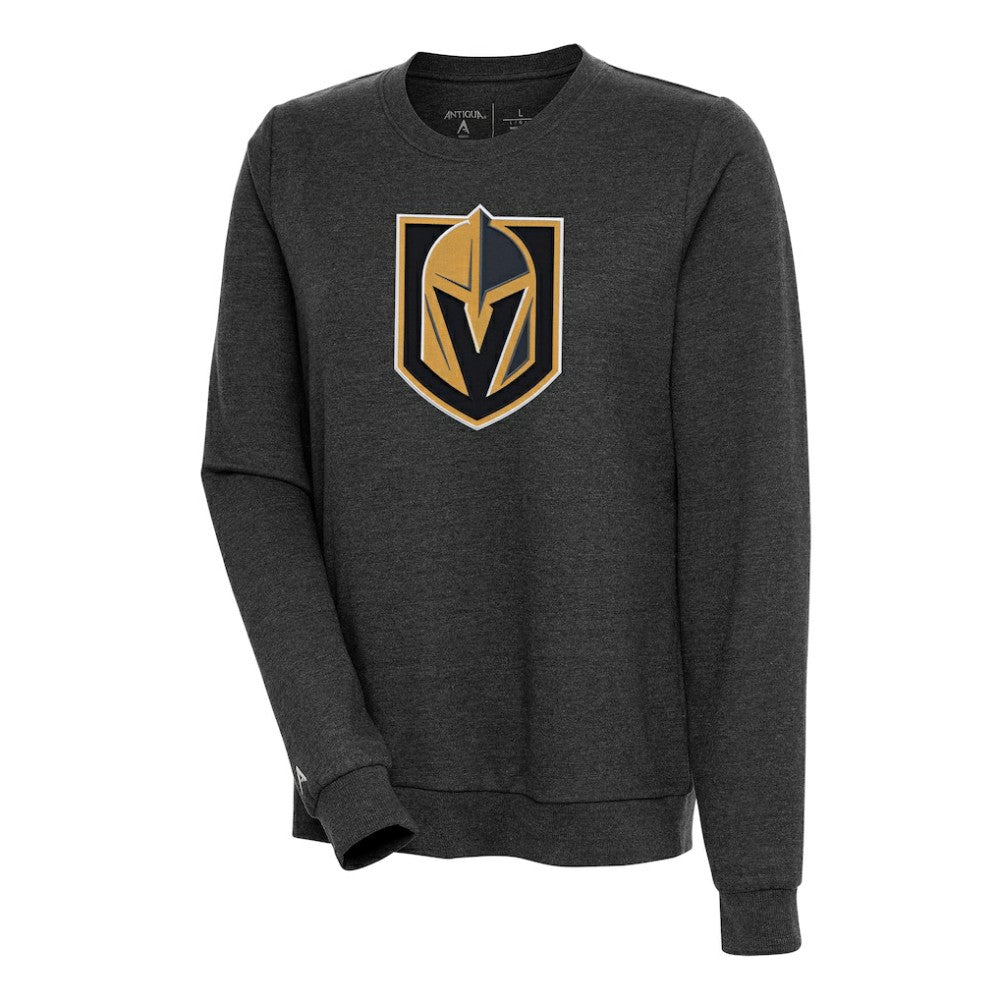 Vegas Golden Knights Antigua Women's Action Crewneck Chenille Pullover Sweatshirt Online