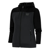 Washington Commanders Antigua Women's Tonal Logo Protect Full-Zip Hoodie Jacket
