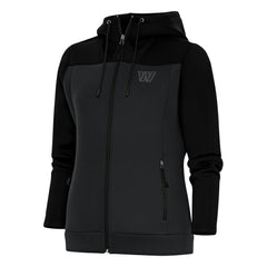 Washington Commanders Antigua Women's Tonal Logo Protect Full-Zip Hoodie Jacket