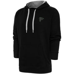 Atlanta Falcons Antigua Tonal Logo Victory Pullover Hoodie