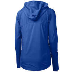 Seattle Seahawks Cutter & Buck Women's Throwback Logo Adapt Eco Knit Hybrid Recycled Full-Zip Hoodie