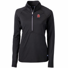 Tampa Bay Buccaneers Cutter & Buck Women's Throwback Logo Adapt Eco Knit Stretch Recycled Half-Zip Pullover Top