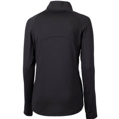 New England Patriots Cutter & Buck Women's Throwback Logo Adapt Eco Knit Stretch Recycled Half-Zip Pullover Top