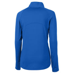 Seattle Seahawks Cutter & Buck Women's Throwback Logo Adapt Eco Knit Stretch Recycled Half-Zip Pullover Top