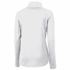Detroit Lions Cutter & Buck Women's Throwback Logo Adapt Eco Knit Stretch Recycled Half-Zip Pullover Top