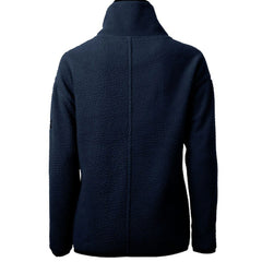 New York Giants Cutter & Buck Women's Throwback Logo Cascade Eco Sherpa Fleece Half-Zip Pullover Jacket