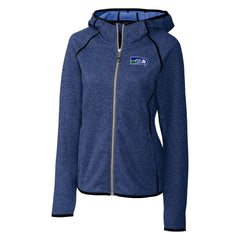 Seattle Seahawks Cutter & Buck Women's Throwback Logo Mainsail Full-Zip Jacket