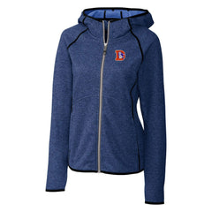 Denver Broncos Cutter & Buck Women's Throwback Logo Mainsail Full-Zip Jacket