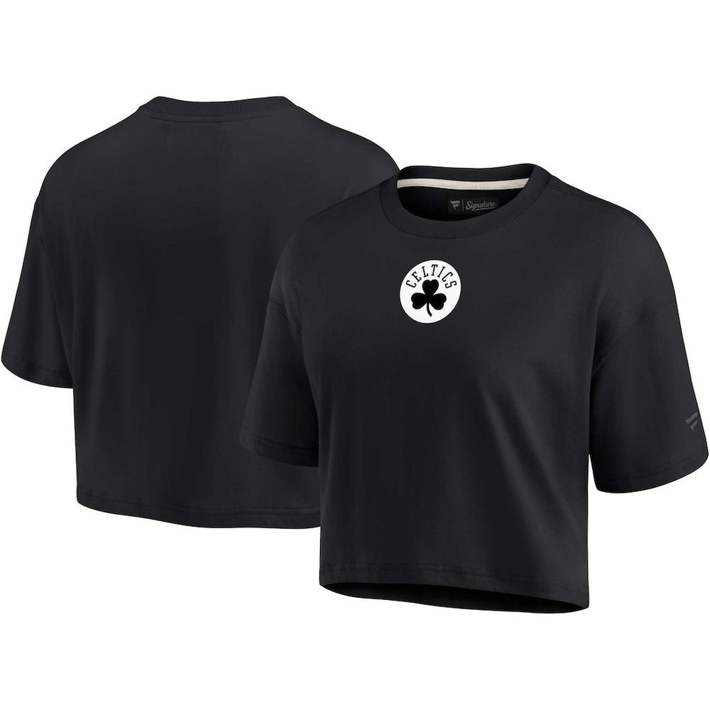 Boston Celtics Women's Elements Super Soft Boxy Cropped T-Shirt On Sale