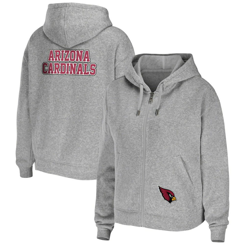 Arizona Cardinals WEAR by Erin Andrews Women's Team Full-Zip Hoodie