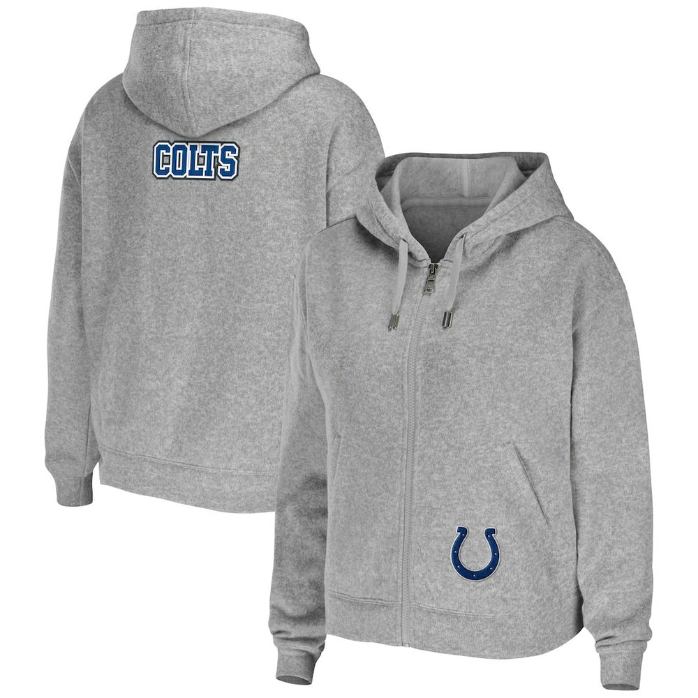 Indianapolis Colts WEAR by Erin Andrews Women's Team Full-Zip Hoodie