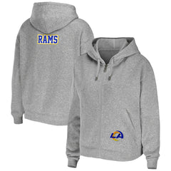 Los Angeles Rams WEAR by Erin Andrews Women's Team Full-Zip Hoodie