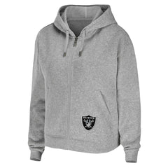 Las Vegas Raiders WEAR by Erin Andrews Women's Team Full-Zip Hoodie