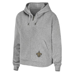 New Orleans Saints WEAR by Erin Andrews Women's Team Full-Zip Hoodie