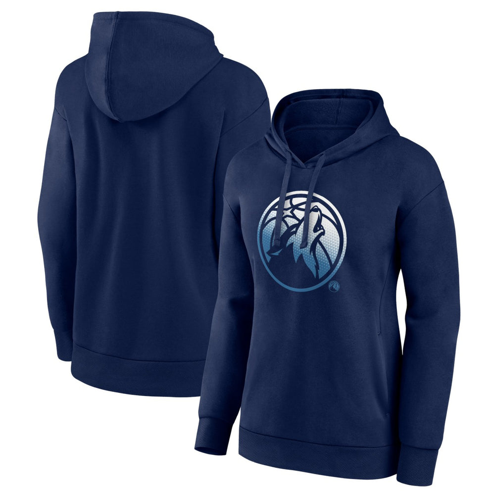 Minnesota Timberwolves Women's Gradient Logo Pullover Hoodie Discount