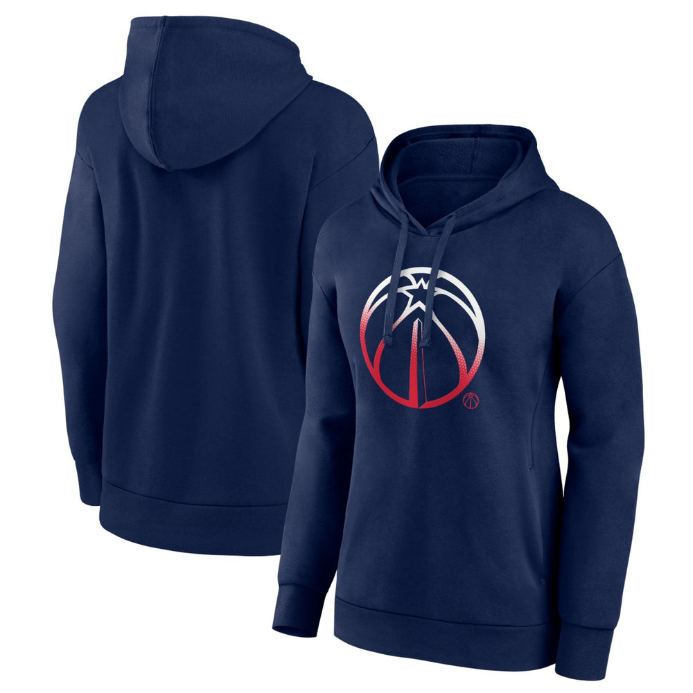 Washington Wizards Women's Gradient Logo Pullover Hoodie New