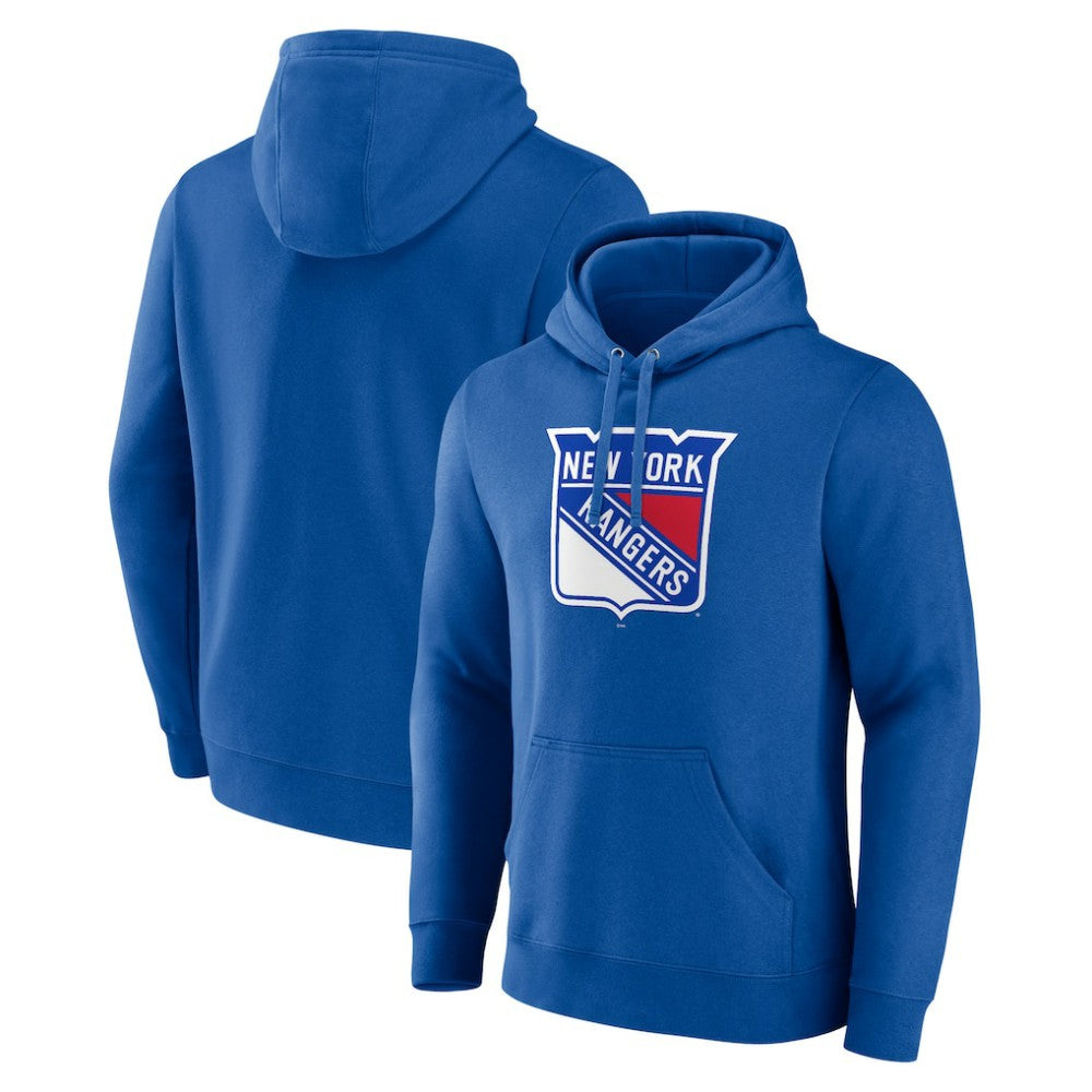 New York Rangers Fanatics Primary Logo Pullover Hoodie For Sale
