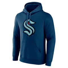 Seattle Kraken Fanatics Primary Logo Pullover Hoodie On Sale