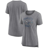 Charlotte Hornets Women's Heritage Tri-Blend T-Shirt New