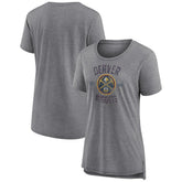 Denver Nuggets Women's Heritage Tri-Blend T-Shirt sale Outlet