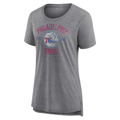 Philadelphia 76ers Women's Heritage Tri-Blend T-Shirt Online