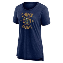 Denver Nuggets Women's Heritage Tri-Blend T-Shirt sale New