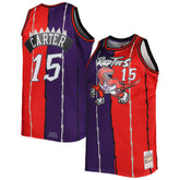Vince Carter Toronto Raptors Big & Tall Hardwood Classics 1998/99 Split Swingman Jersey Online