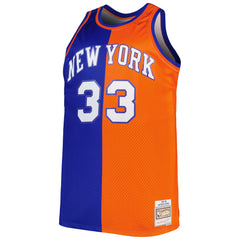 Patrick Ewing New York Knicks Big & Tall Hardwood Classics 1991/92 Split Swingman Jersey On Sale