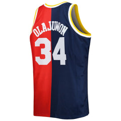 Hakeem Olajuwon Houston Rockets Big & Tall Hardwood Classics 1993/94 Split Swingman Jersey Discount