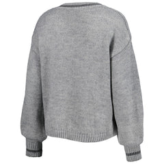 Los Angeles Lakers Lusso Women's Scarletts Lantern Sleeve Tri-Blend V-Neck Pullover Sweater On Sale