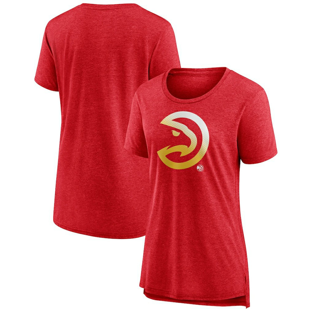Atlanta Hawks Women's Gradient Logo Tri-Blend T-Shirt Online