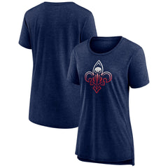 New Orleans Pelicans Women's Gradient Logo Tri-Blend T-Shirt On Sale