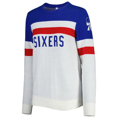Philadelphia 76ers Lusso Women's Dominique Pullover Sweater On Sale
