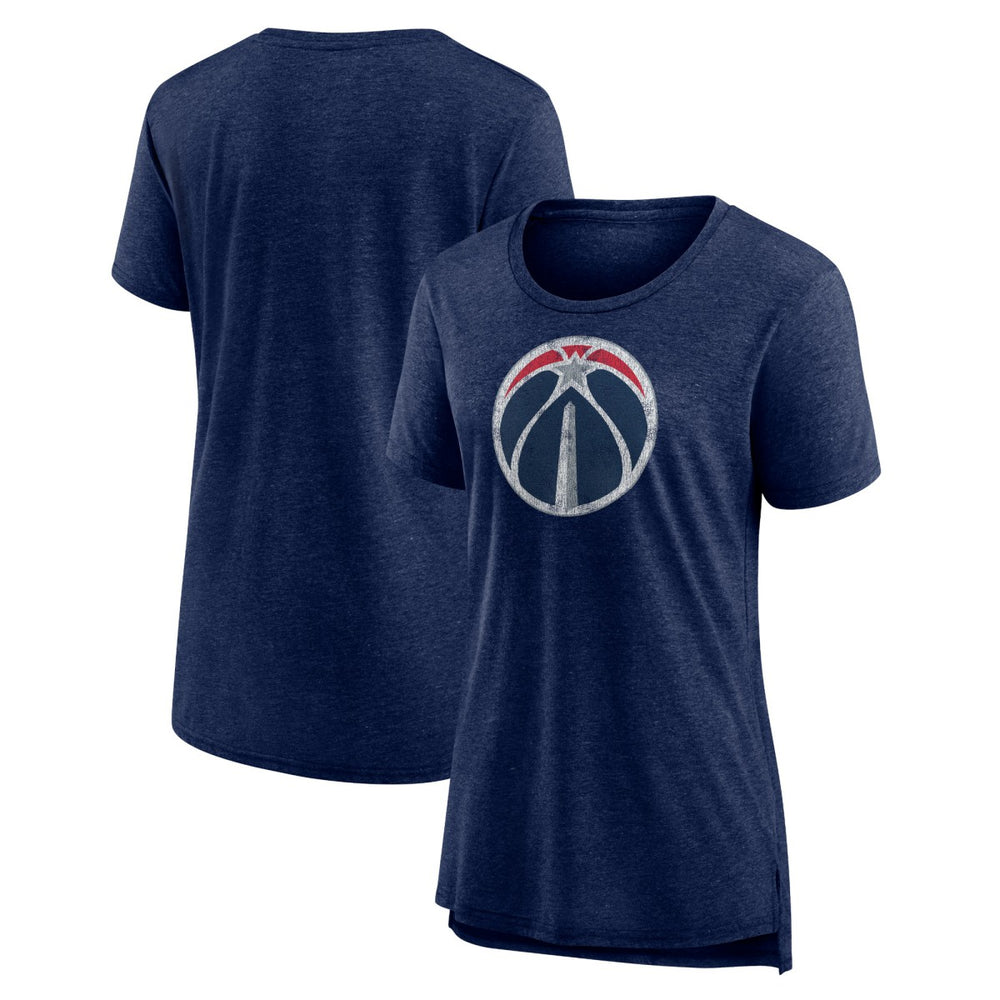 Washington Wizards Women's Distressed Logo Tri-Blend T-Shirt Discount