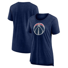 Washington Wizards Women's Distressed Logo Tri-Blend T-Shirt Discount