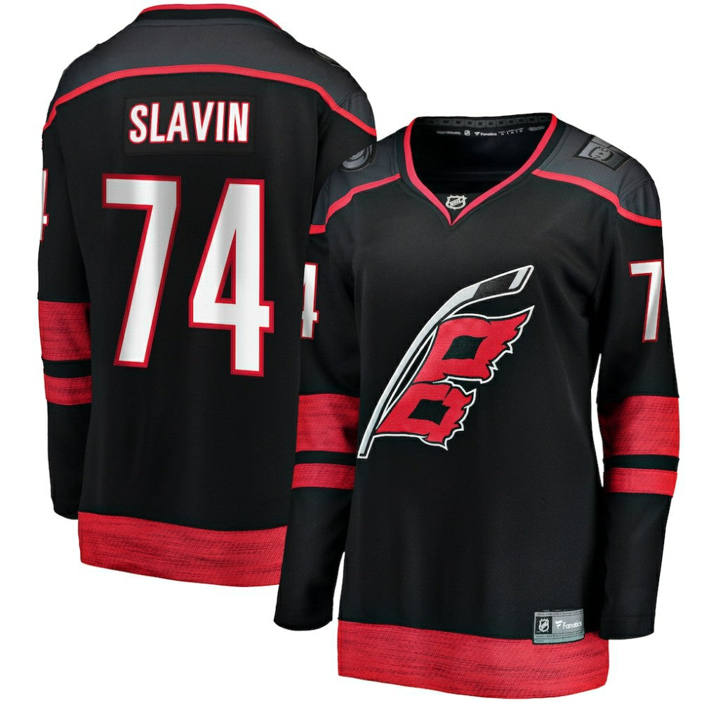 Jaccob Slavin Carolina Hurricanes Fanatics Women's Home Breakaway Player Jersey On Sale