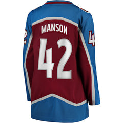 Josh Manson Colorado Avalanche Fanatics Women's Home Breakaway Player Jersey Online