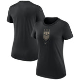 USWNT Women's Crest T-Shirt Black - Nike